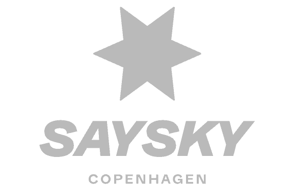 SAYSKY Copenhagen logo with a star symbol above the brand name.