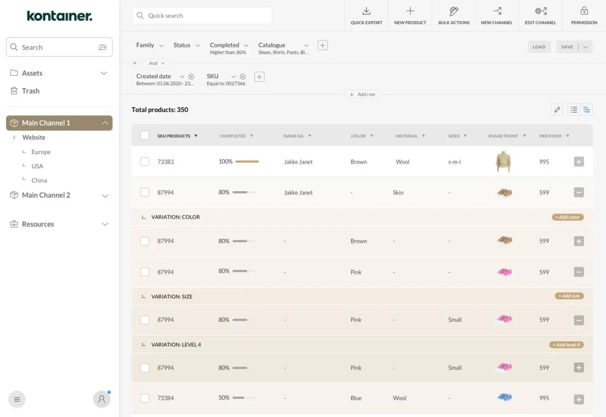 Digital asset management and brand platform