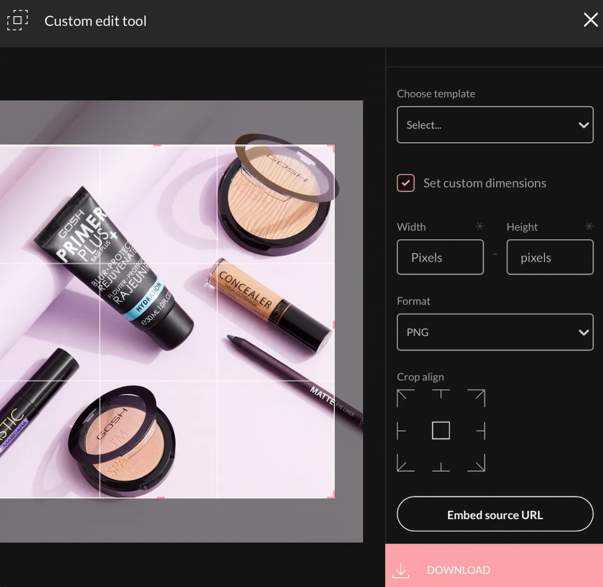 Kontainer-gosh-CET make up lookbook galleri i imagebank