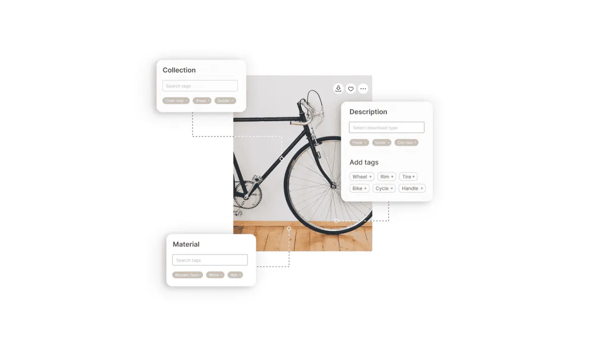 Kontainer explainer video viser tagging og avanceret søgefiltre