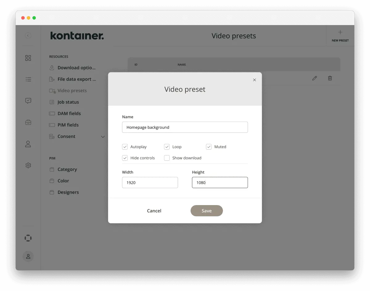 Image bank and brand portal