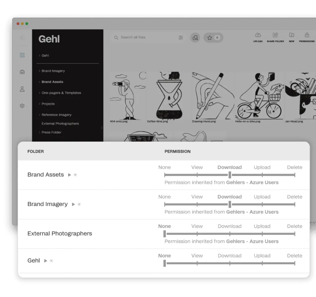 DAM for architects entrepreneurs engineers_Set Permissions