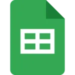 Google Sheets Kontainer Google Sheets logo