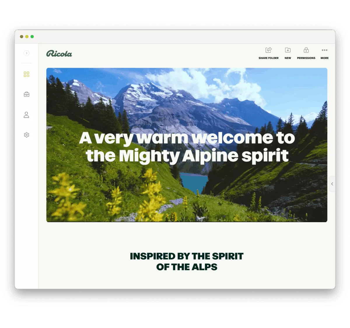 Ricola Kontainer case_content hub and Brand Guide Ricola image case permission